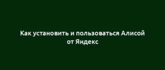 Как установить и пользоваться Алисой от Яндекс