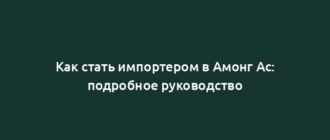 Как стать импортером в Амонг Ас: подробное руководство